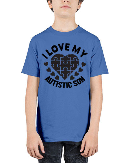 I love my Style 46# - autism - Youth Tee Unisex