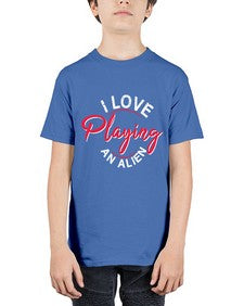 I love playing and alien 19# - ufo - Youth Tee Unisex