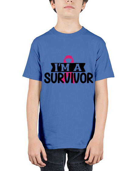 Im a Survivor 17# - breast cancer - Youth Tee Unisex