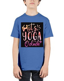 It s yoga O clock  345# - yoga - Youth Tee Unisex