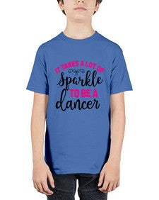 It takes a lot of sparkle to be a dancer 144# - ballet - Youth Tee Unisex