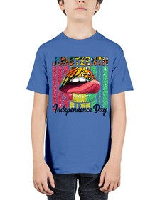 Juneteenth Independence Day Sexy Lip Png 11# - black juneteenth - Youth Tee Unisex
