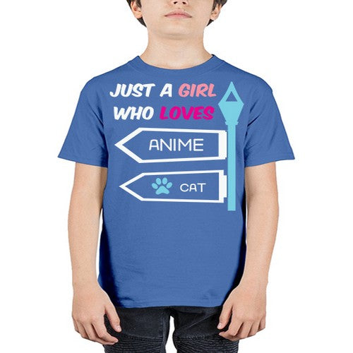 Just A Girl Who Loves Anime 264# - anime - Youth Tee Unisex