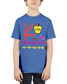 K is for Kindergarten 397# - prek headstart - Youth Tee Unisex