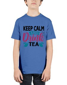 Keep Calm And Drink Tea 1259# - tea - Youth Tee Unisex