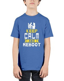 Keep Calm and reboot 27# - computer - Youth Tee Unisex