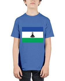 Lesotho 1129# - world flags - Youth Tee Unisex