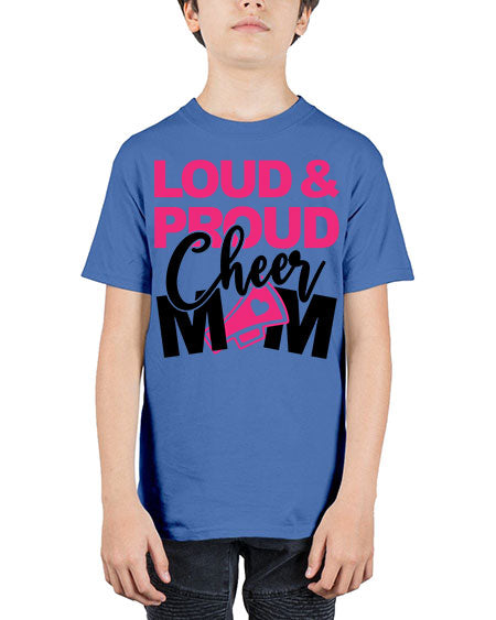 Loud Proud Cheer mom 765# - cheer - Youth Tee Unisex