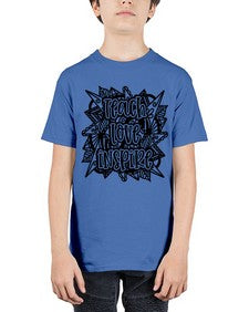 Mandala Teach Love Inspire 763# - mandala - Youth Tee Unisex