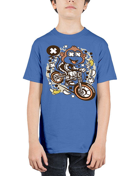 Monkey Downhill - monkey - Youth Tee Unisex