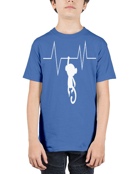 Monkey Heartbeat 14# - monkey - Youth Tee Unisex