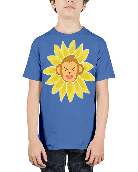 Monkey Sunflower 17# - monkey - Youth Tee Unisex