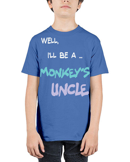 Monkey Uncle 18# - monkey - Youth Tee Unisex