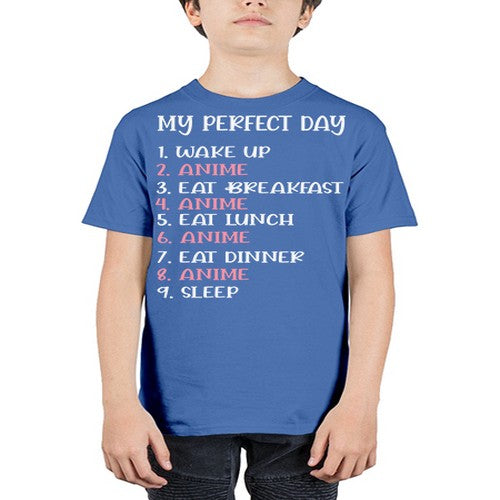 My Perfect Day Funny Kawaii Anime 269# - anime - Youth Tee Unisex