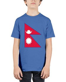 Nepal 1430# - world flags - Youth Tee Unisex