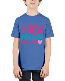 Nurse Mother Coffee Lover Style 1185# - nurse - Youth Tee Unisex