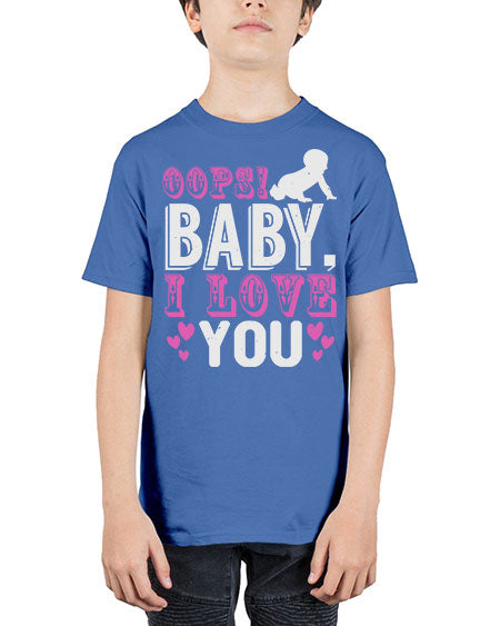 Oops Baby I love You Style 180# - baby - Youth Tee Unisex