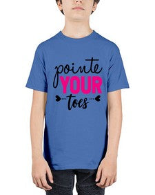 Pointe your toes 176# - ballet - Youth Tee Unisex