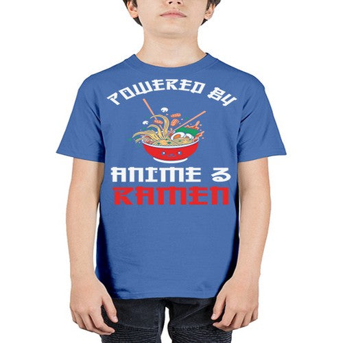 Powered by Anime amp Ramen 275# - anime - Youth Tee Unisex