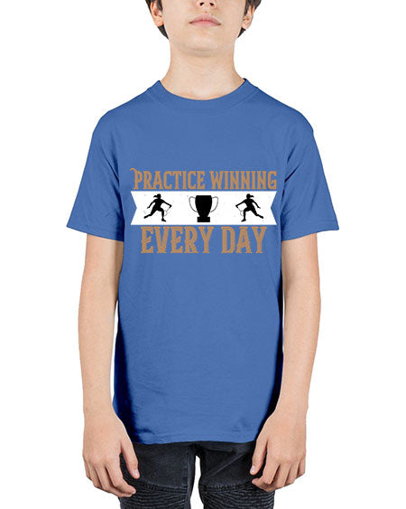 Practice winning every day 1922# - badminton - Youth Tee Unisex