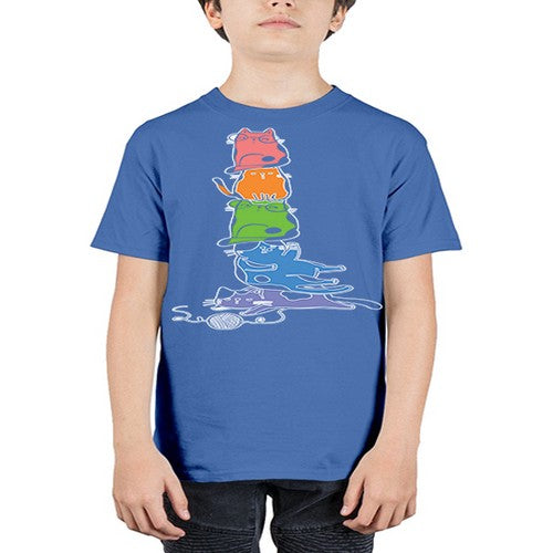 Pride Kawaii Cats Pile Cute Anime 277# - anime - Youth Tee Unisex
