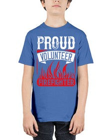 Proud Volunteer Firefighter Style 35# - volunteer - Youth Tee Unisex