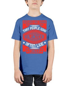 Research has shown that people who volunteer often live longer Style 32# - volunteer - Youth Tee Unisex