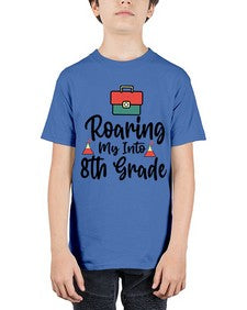 Roaring My Into eighth Grade 757# - eighth grade - Youth Tee Unisex