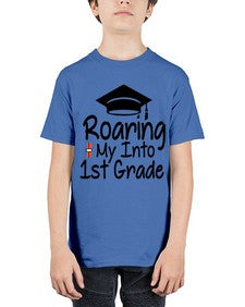 Roaring My Into first Grade 759# - first grade - Youth Tee Unisex