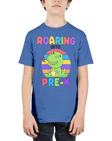 Roaring to PreK Trex 771# - prek headstart - Youth Tee Unisex