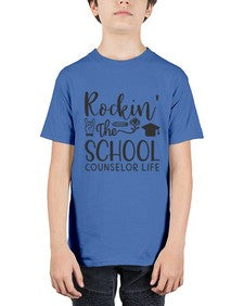 Rockin The School Counselor Life 774# - librarian - Youth Tee Unisex