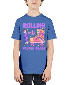 Rolling into fourth Grade 786# - fourth grade - Youth Tee Unisex