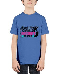 Saving Babies One Shift At A Time Style Style 1371# - nurse - Youth Tee Unisex