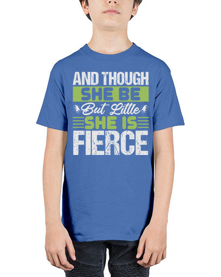 She is little but fierce Style 203# - baby - Youth Tee Unisex