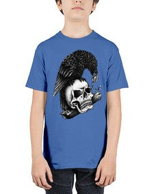 Skull Crow 1052# - graphic - Youth Tee Unisex