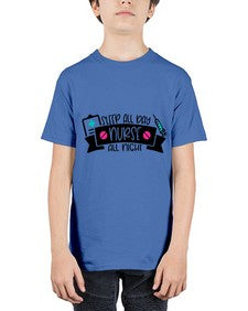 Sleep All Day Nurse All Night Style Style 1398# - nurse - Youth Tee Unisex