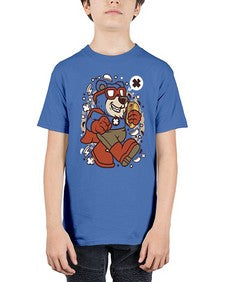 Super bear 236# - cartoon animals - Youth Tee Unisex
