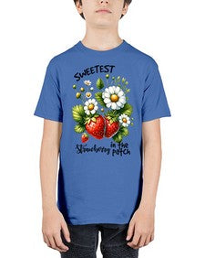Sweetest Strawberry In The Patch 1598# - strawberry - Youth Tee Unisex