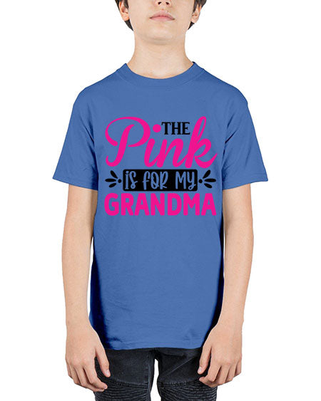 The Pink is for My Grandma 2# - breast cancer - Youth Tee Unisex