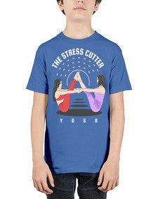 The Stress Cutter 562# - yoga - Youth Tee Unisex