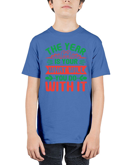 The year is your what will you do with it Style 227# - baby shower - Youth Tee Unisex