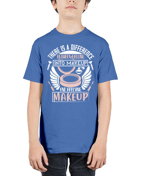 There is a difference between falling into makeup and applying makeup Style 178# - beauty - fashion - Youth Tee Unisex