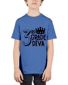 Third Grade Diva 953# - third grade - Youth Tee Unisex