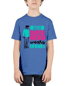 This Superhero Wears Scrubs Style Style 1564# - nurse - Youth Tee Unisex