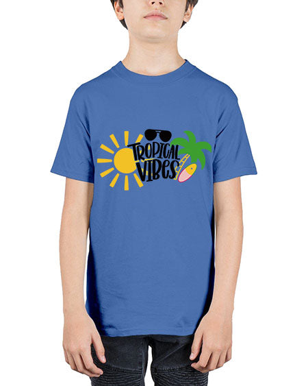 Tropical Vibes Style 9# - summer - Youth Tee Unisex
