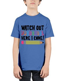 Watch Out Preschool 991# - prek headstart - Youth Tee Unisex