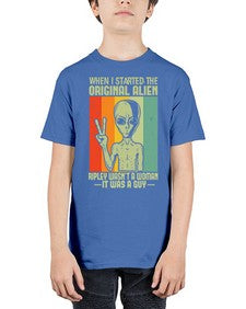 When I started the original alien 45# - ufo - Youth Tee Unisex