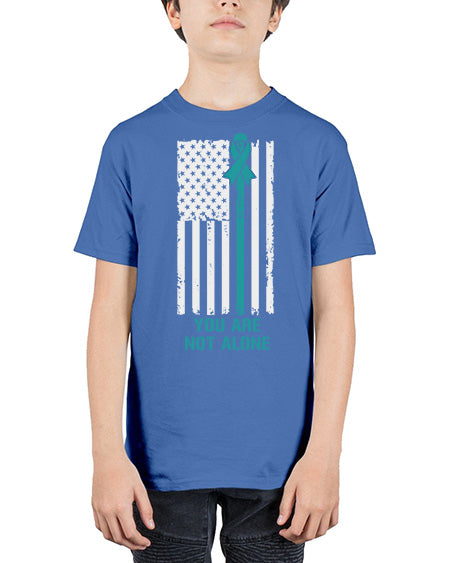 You Are Not Alone PTSD 1# - PTSD - Youth Tee Unisex