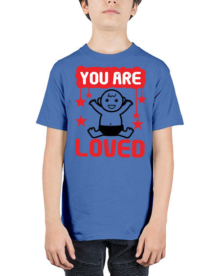You are loved Style 241# - baby shower - Youth Tee Unisex