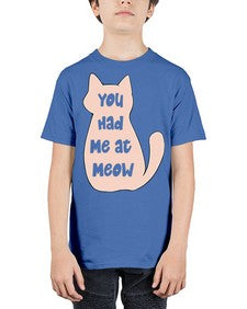 You had Me at Meow - cats - Youth Tee Unisex